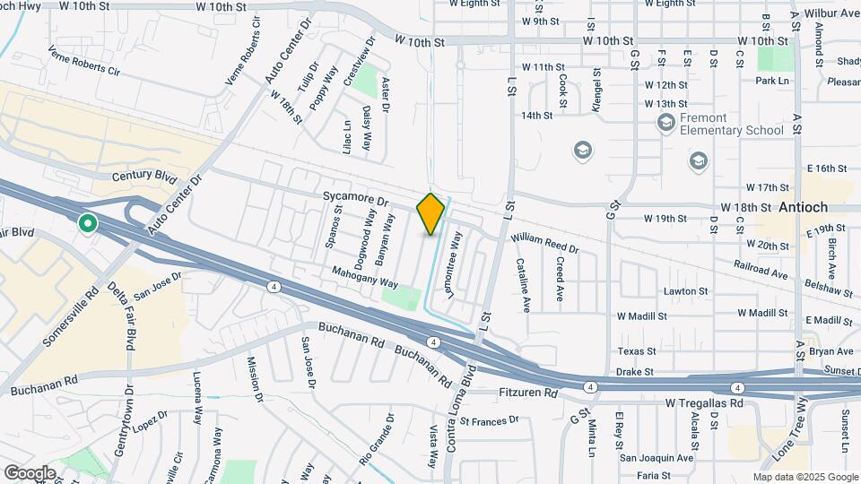 2201 Manzanita Way Map and Location Details