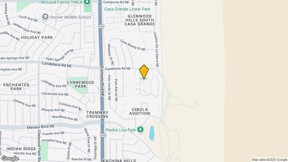 13226 Candelaria Rd NE Map and Location Details