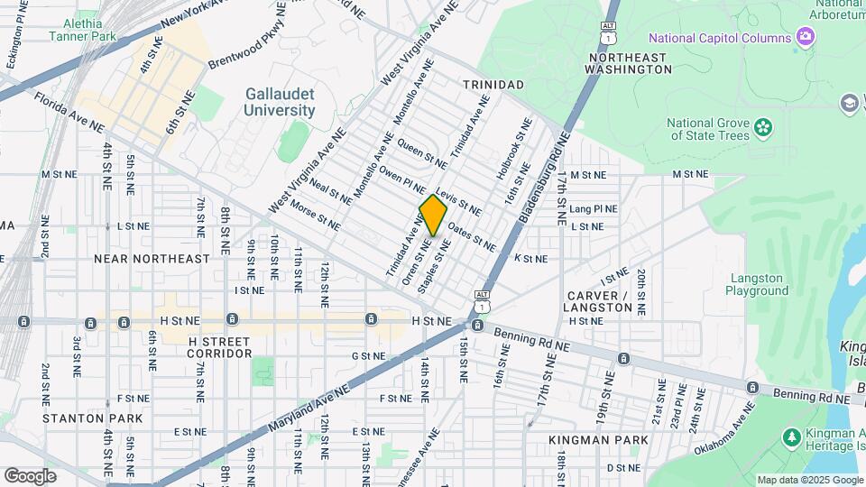 1305 Orren St NE Map and Location Details