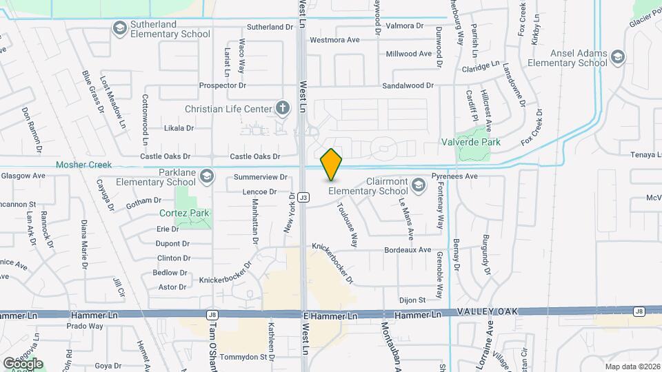 1645 Pyrenees Ave Map and Location Details