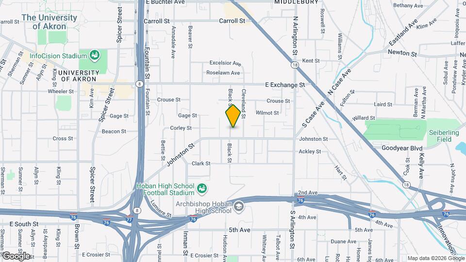 383 Black St Map and Location Details