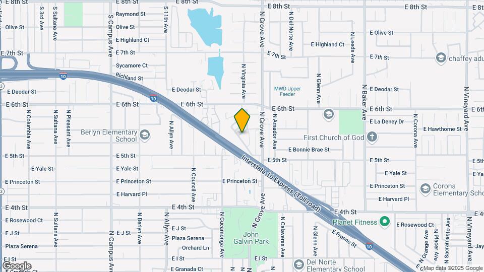 1360 Virginia Ave Map and Location Details