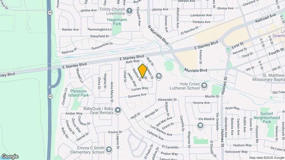 346 Nadine St Map and Location Details