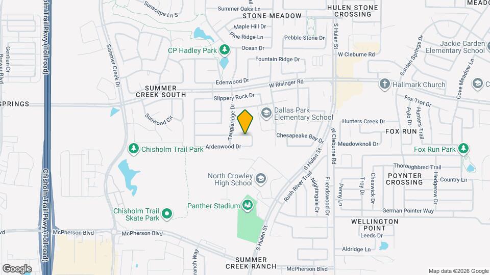 4641 Poplar Ridge Dr Map and Location Details