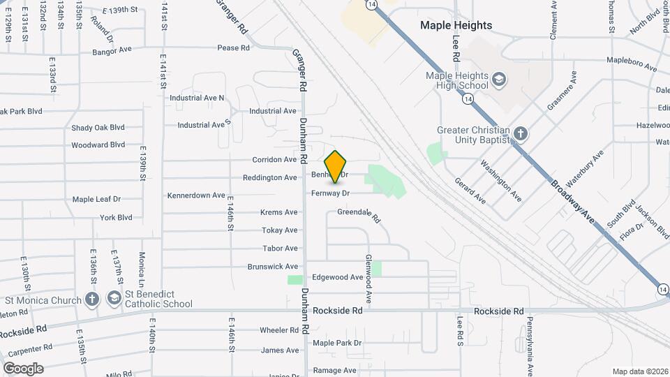 15413 Fernway Dr Mapa y Detalles de la Ubicación