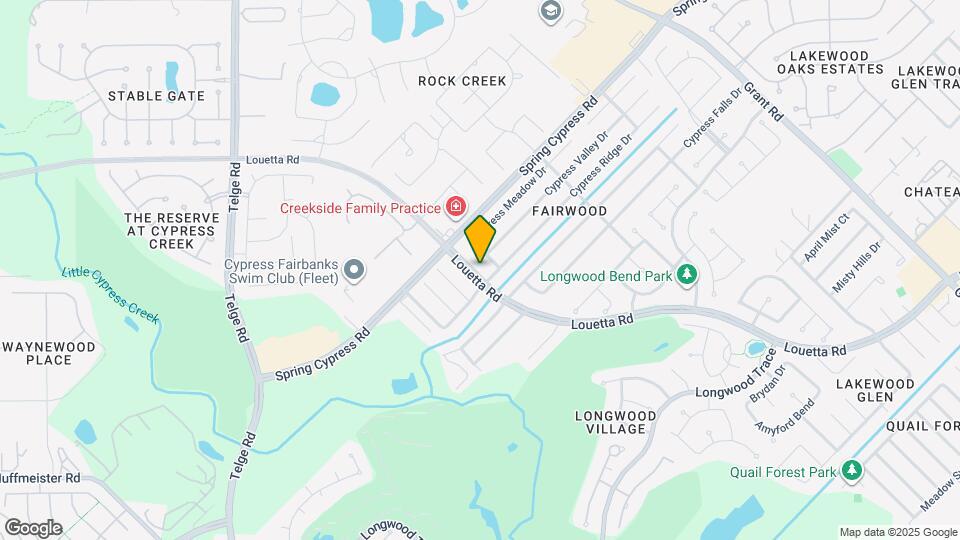 14410 Louetta Rd Map and Location Details