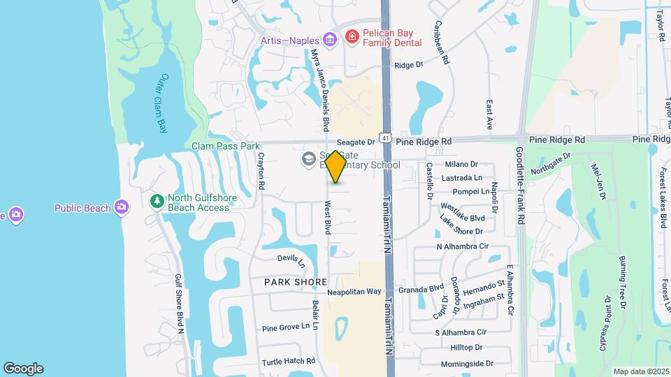 735 High Pines Dr Mapa y Detalles de la Ubicación