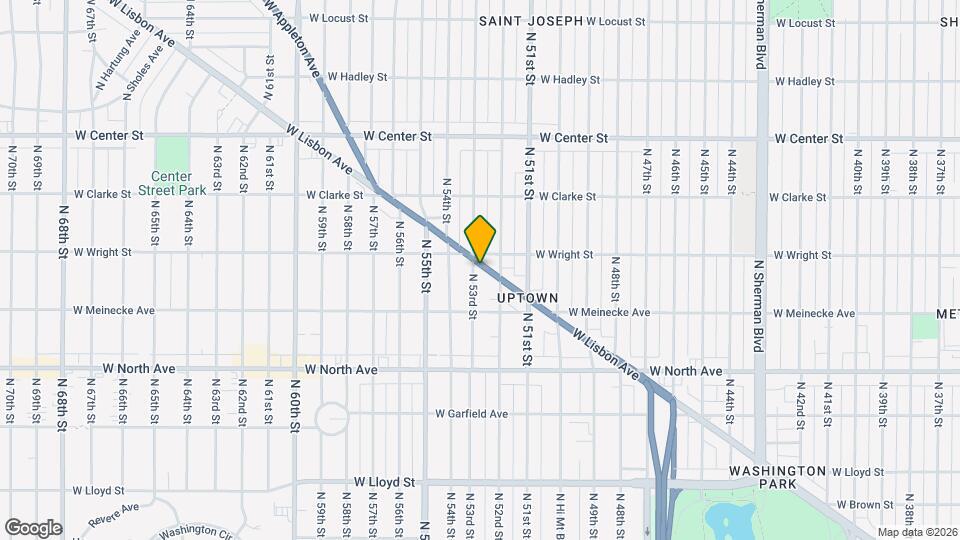 5233 W Lisbon Ave Map and Location Details