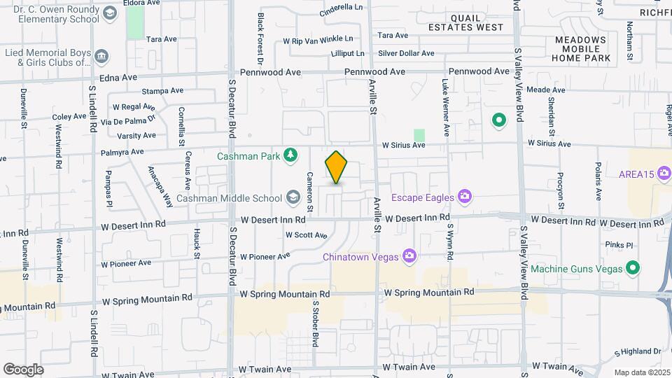 4520 Sparky Dr Map and Location Details