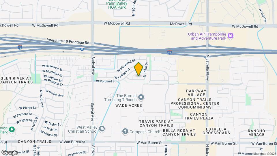 15974 W Diamond St Map and Location Details