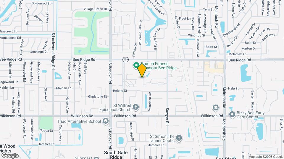 3998 Deberry Dr Map and Location Details