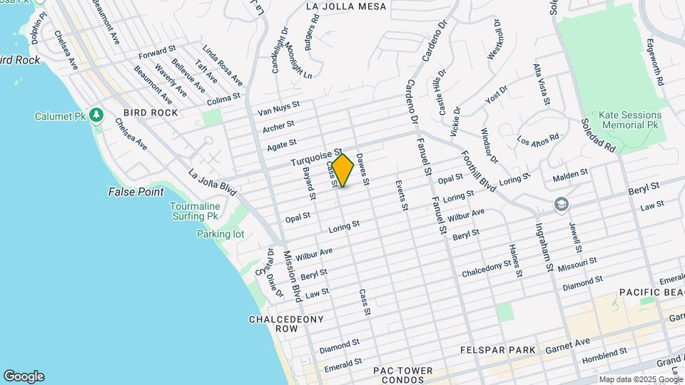 1009 Tourmaline St Mapa y Detalles de la Ubicación