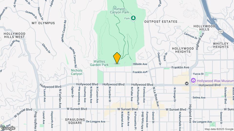 1822 N Vista St Map and Location Details