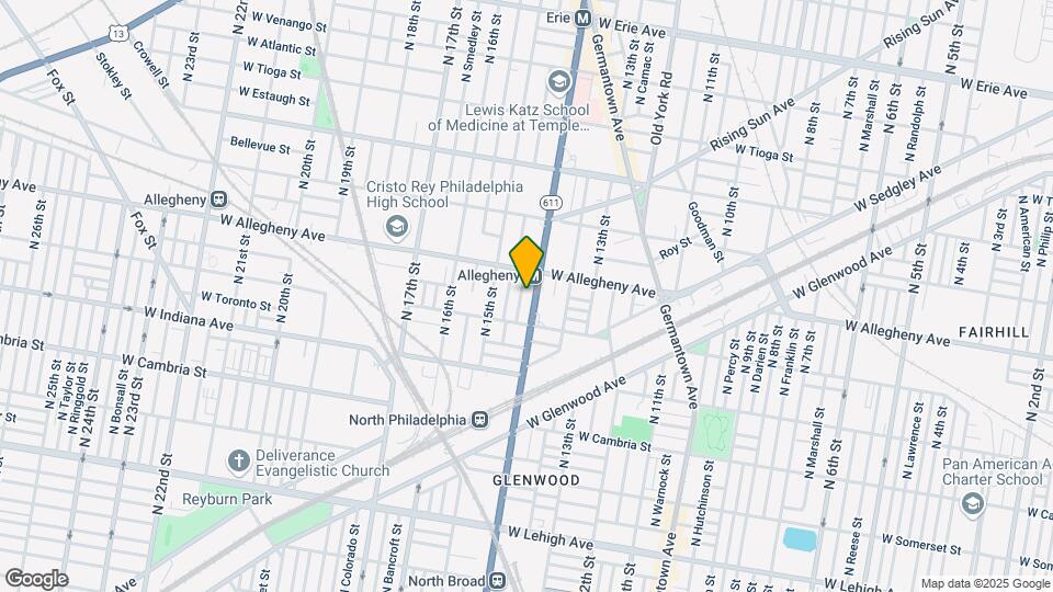 3130 N Broad St Map and Location Details