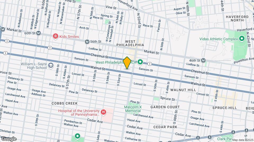 5225 Walnut St Map and Location Details