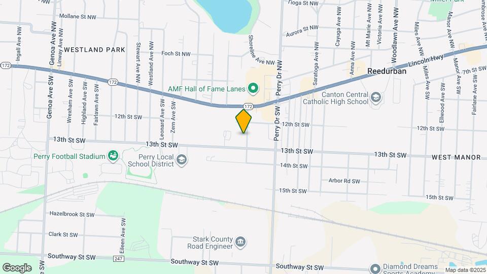 1231 Sippo Ave SW Map and Location Details