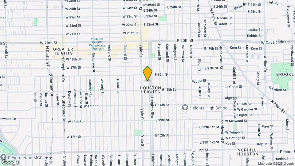 1523 Heights Blvd Map and Location Details