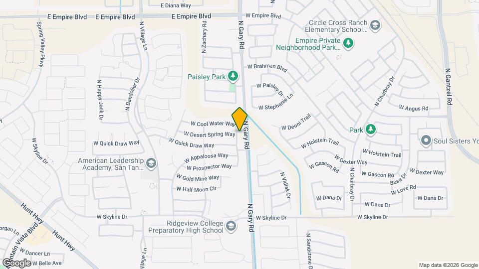 34953 N Open Range Dr Map and Location Details