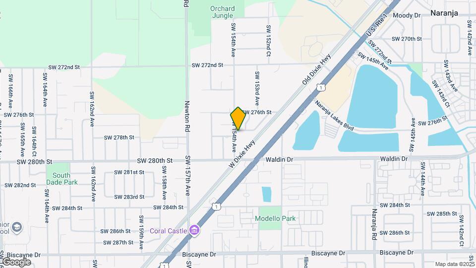 15620 SW 277th Terrace Map and Location Details