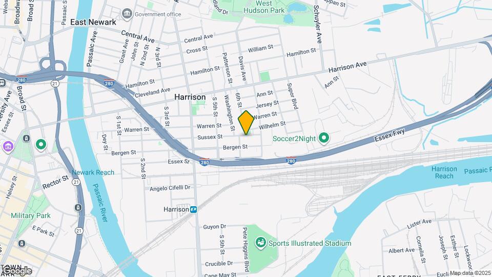 609 Sussex St Map and Location Details