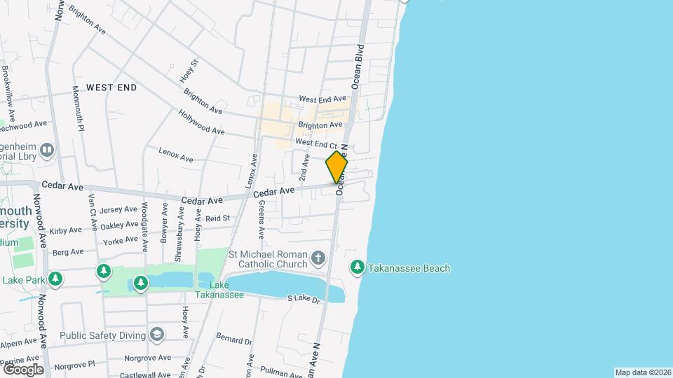 14 Cedar Ave Map and Location Details