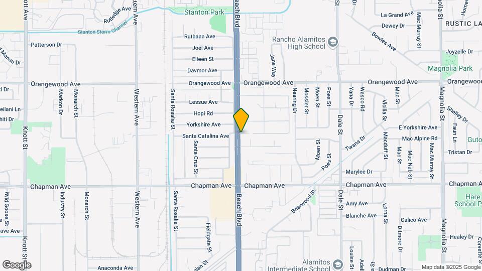 11752 Beach Blvd Map and Location Details