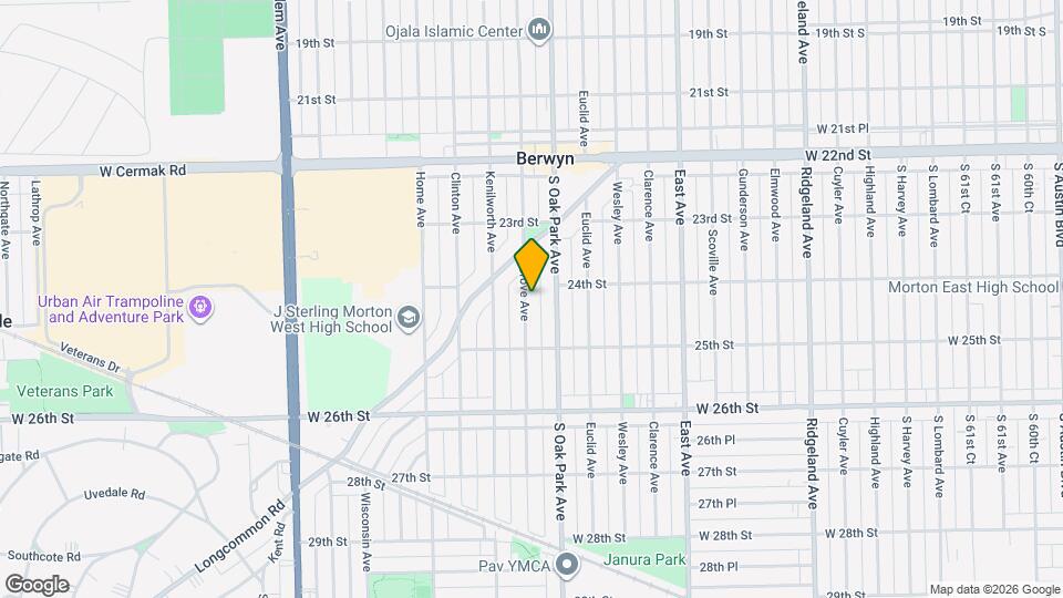 2407 Grove Ave, Unit West Bedroom Map and Location Details