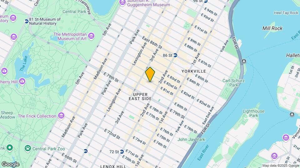226 E 81st St Map and Location Details