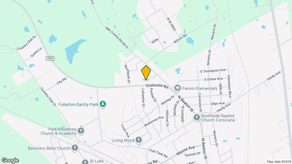 3128 Emhouse Rd Map and Location Details