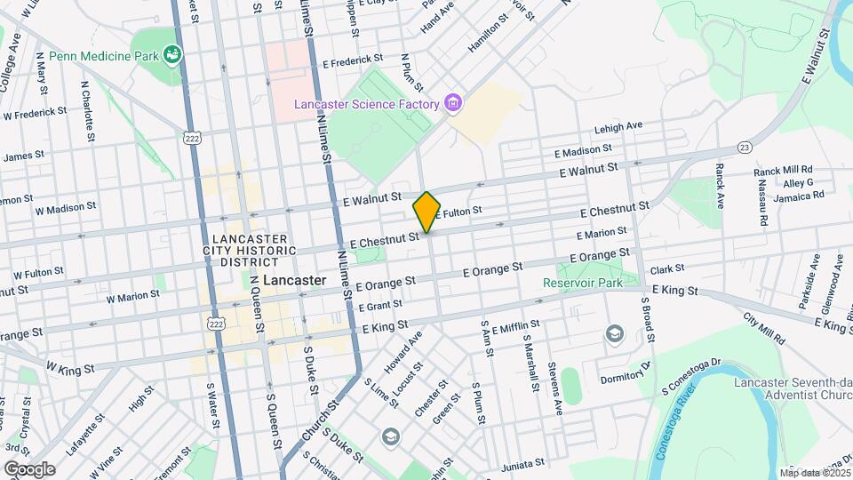 360 E Chestnut St Mapa y Detalles de la Ubicación