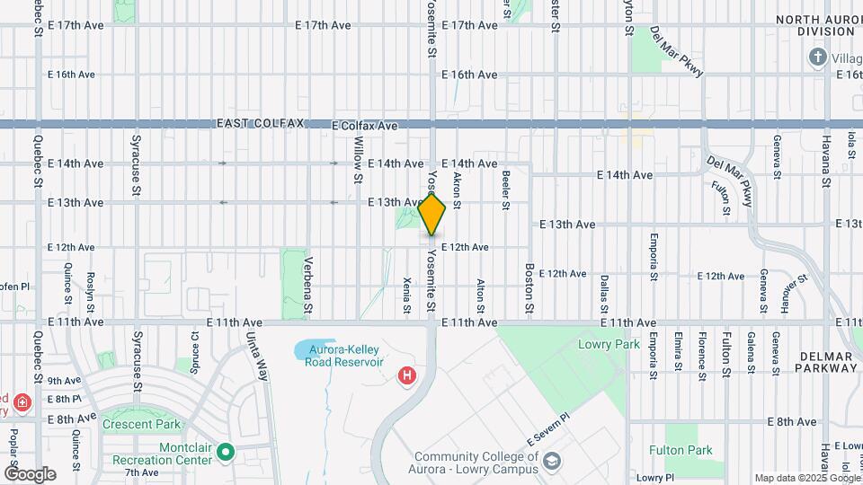 17 Yosemite St-Unit -B Map and Location Details