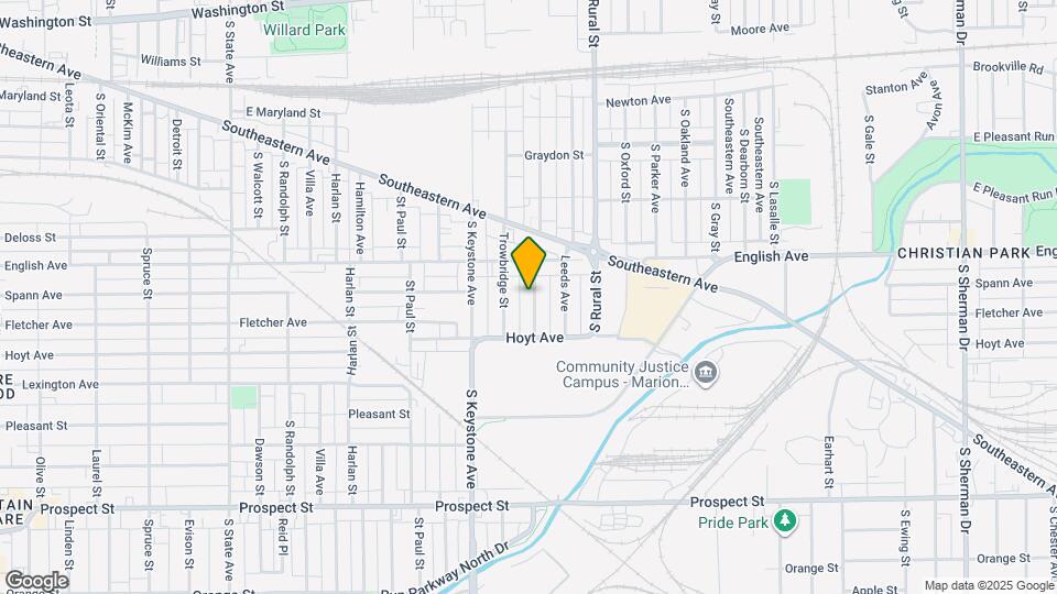 538 S Temple Ave Map and Location Details