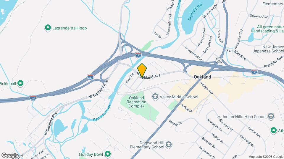 101 W Oakland Ave, Unit #1 Map and Location Details