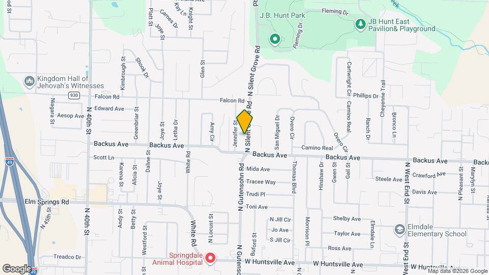 1306 N Silent Grove Rd Map and Location Details