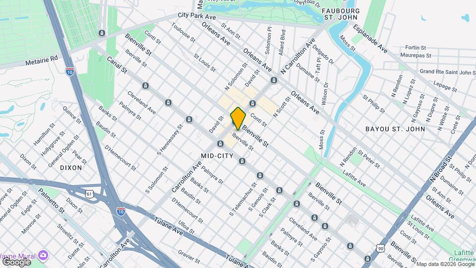 4009-4011 Iberville St Map and Location Details