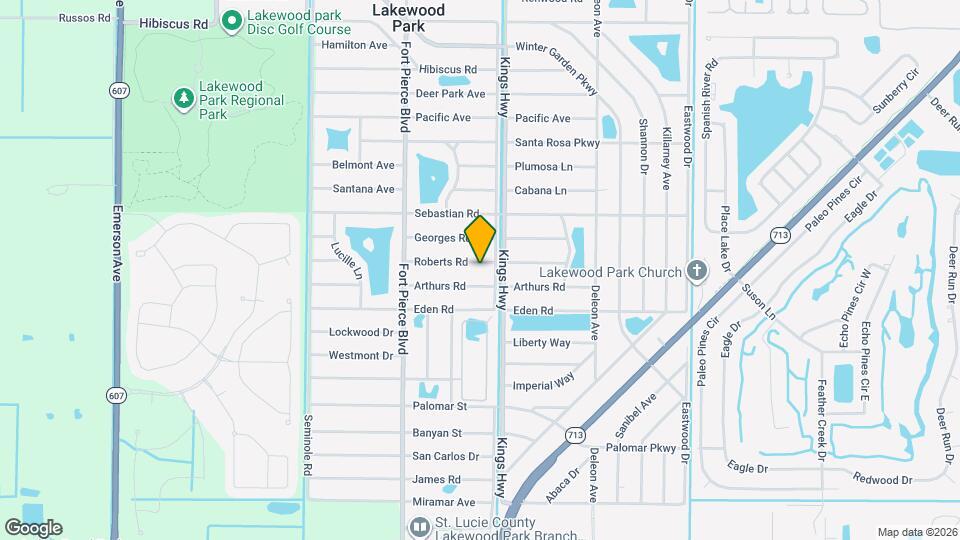 7303 Roberts Rd Map and Location Details
