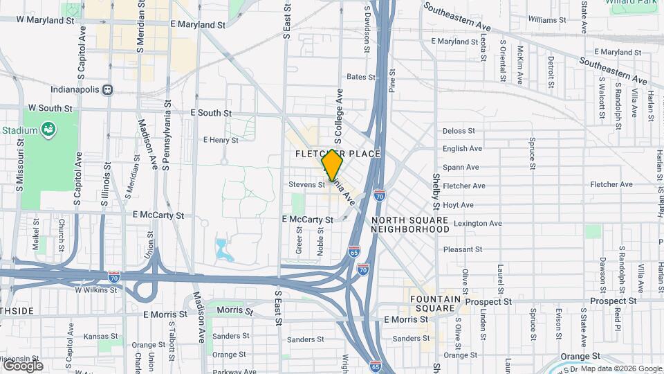 707 Stevens St Map and Location Details