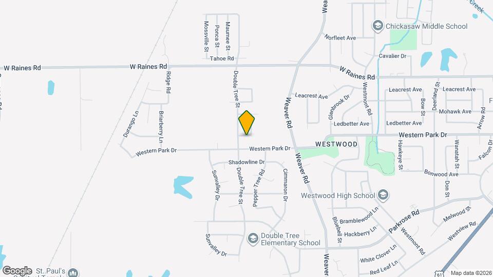 4298 Indian Bend Ln Map and Location Details