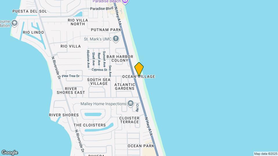 1755 N Hwy A1A Map and Location Details