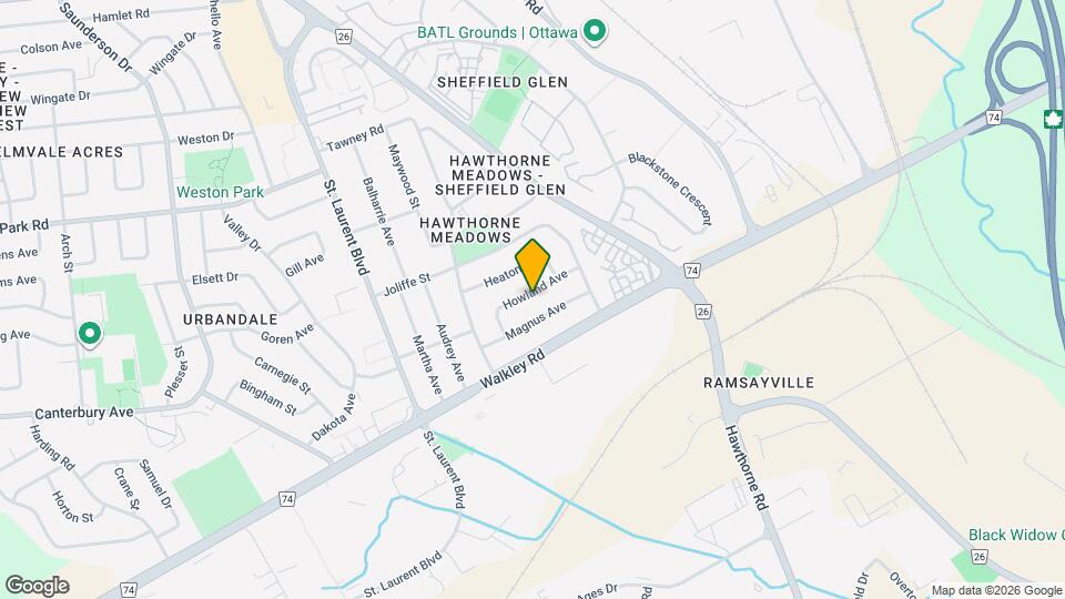 2424 Howland Av Map and Location Details