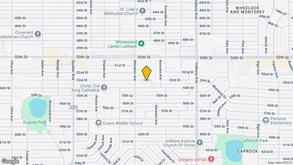 3707 53rd St Map and Location Details