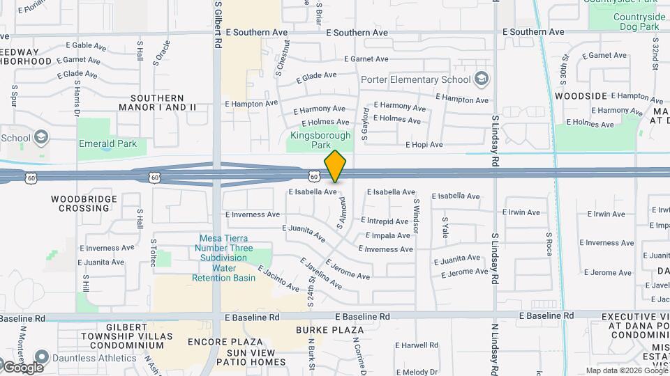 2340 E Isabella Ave Map and Location Details