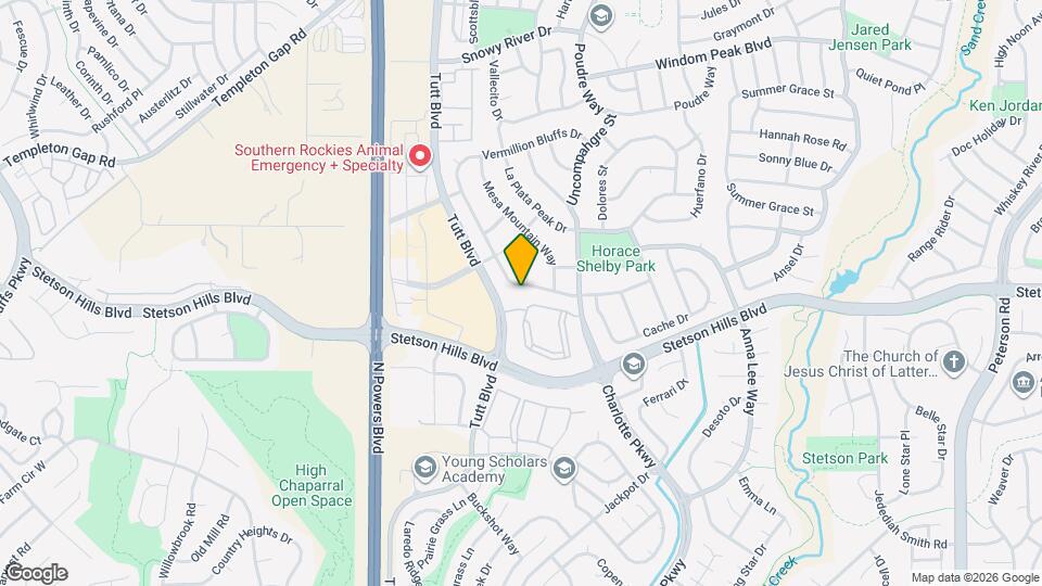 5566 Vermillion Bluffs Dr Map and Location Details