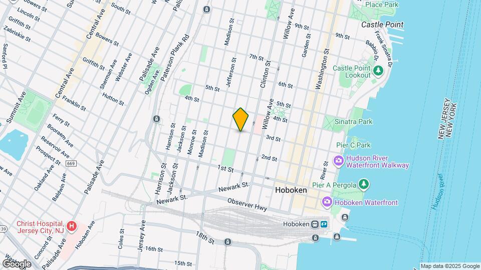 287 Grand St Map and Location Details