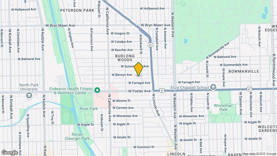 2611 W Berwyn Ave, Unit 1B Map and Location Details