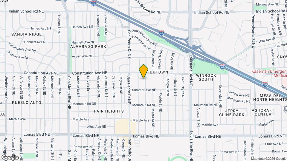 1705 California St NE Map and Location Details