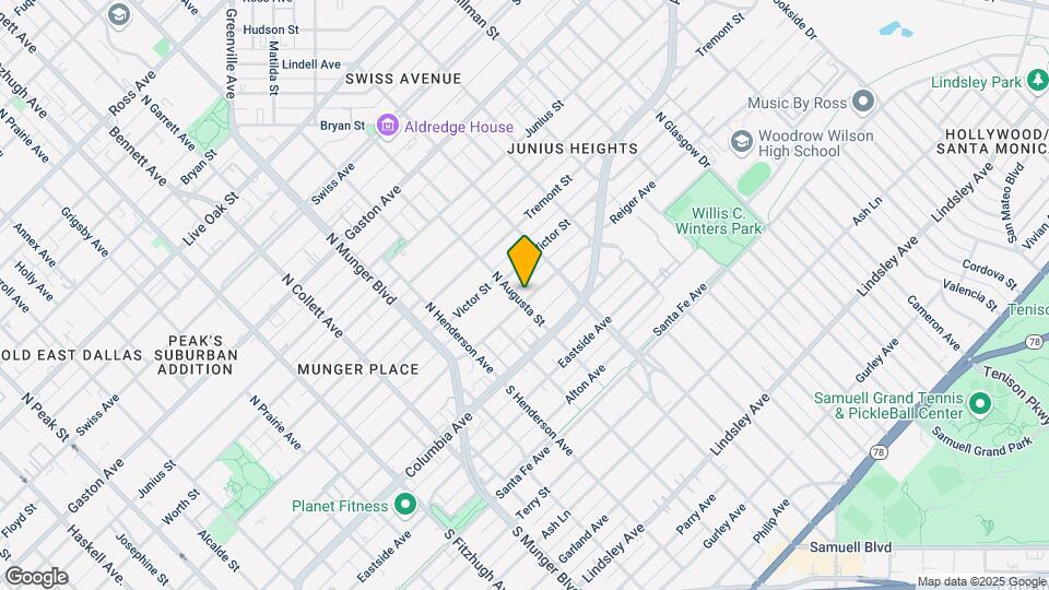 5507 1/2 Reiger Ave Mapa y Detalles de la Ubicación