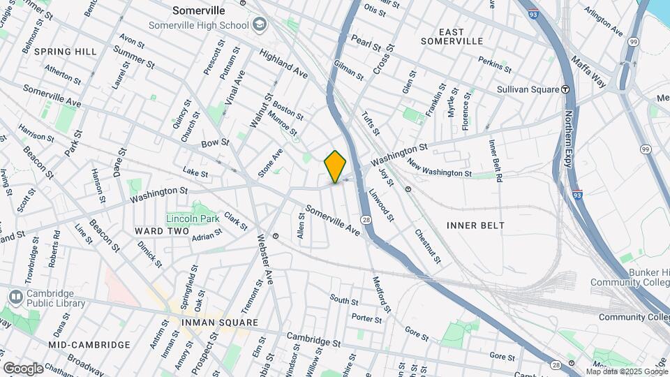 198 Washington St Map and Location Details