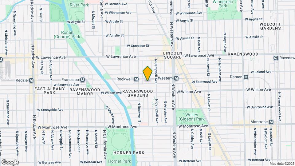 2554 W Eastwood Ave, Unit 1 Map and Location Details