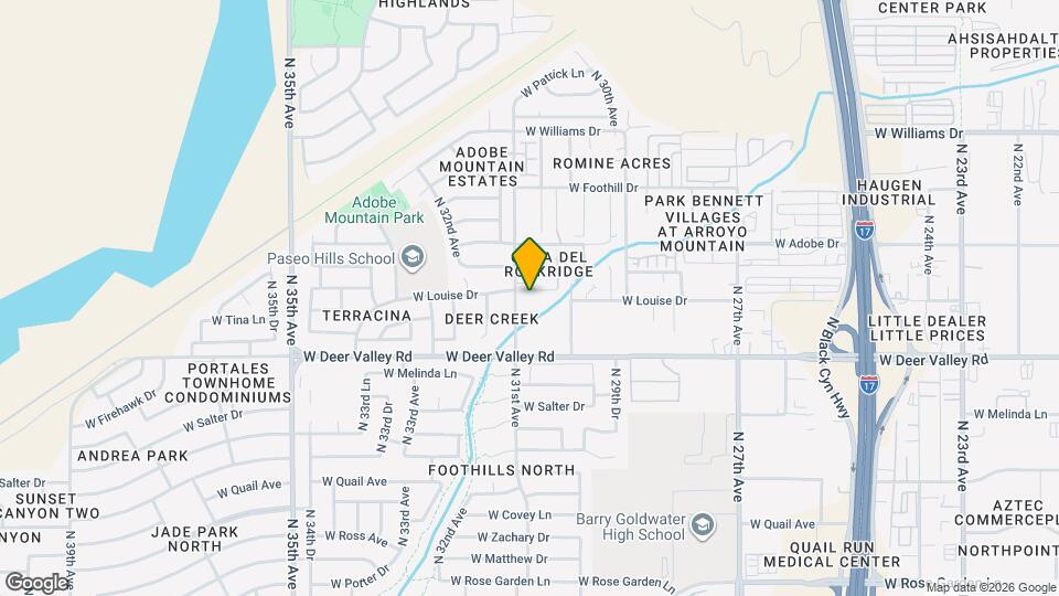 3039 W Los Gatos Dr Map and Location Details